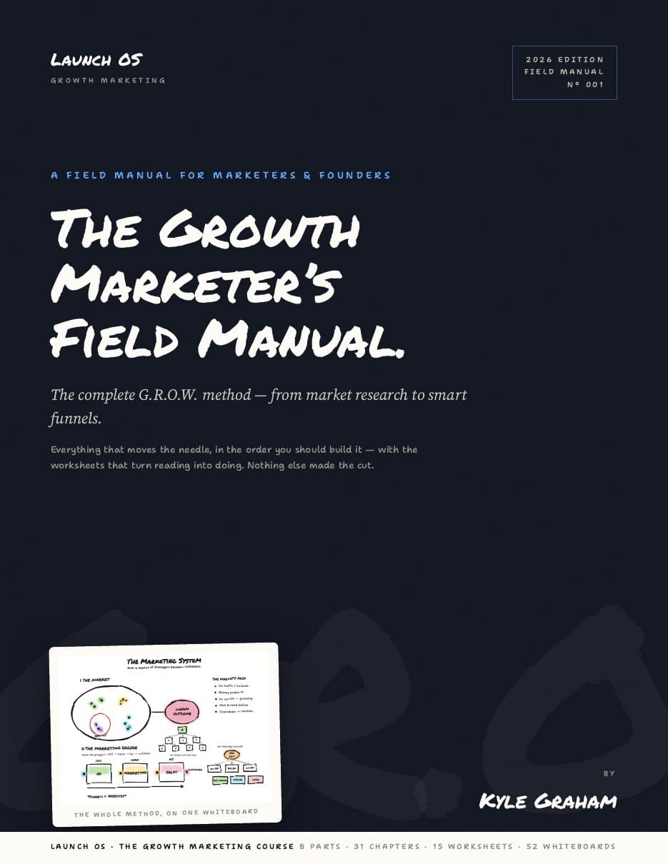 The Growth Marketer's Field Manual cover